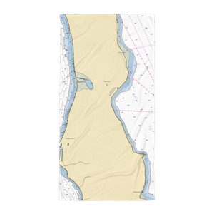 South Whidbey Yacht Club (Greenbank, WA) NOAA Chart Towel