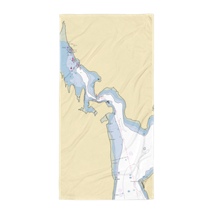 Port of Keyport (Keyport, WA) NOAA Chart Towel