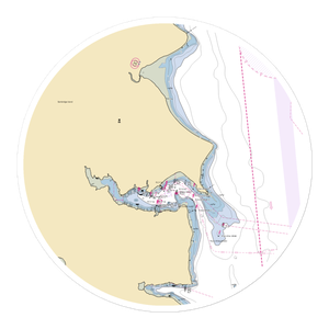 Queen City Yacht Club Outstation (Bainbridge Island, WA) NOAA Chart Sticker