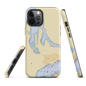 Bremerton Yacht Club (Bremerton, WA) NOAA Chart  Tough iPhone Case