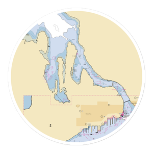 Bremerton Yacht Club (Bremerton, WA) NOAA Chart Sticker