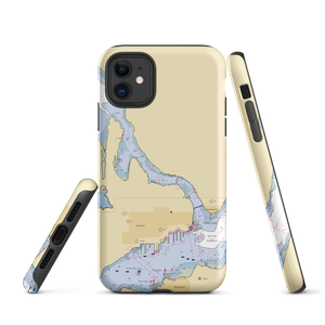 Bridgeview Marina (Bremerton, WA) NOAA Chart  Tough iPhone Case