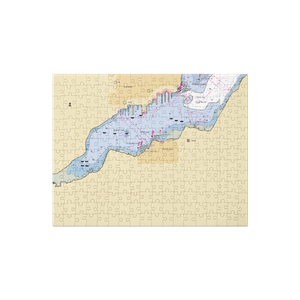 Port Orchard Marina (Bremerton, WA) NOAA Chart Jigsaw Puzzle