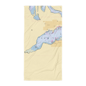 Suldan's Boat Works (Bremerton, WA) NOAA Chart Towel