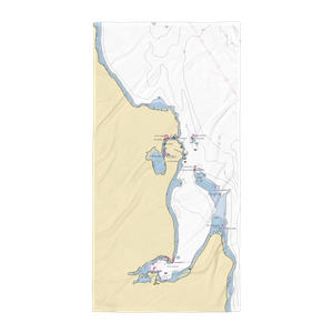 Mats Mats Bay Yacht Club (Port Ludlow, WA) NOAA Chart Towel