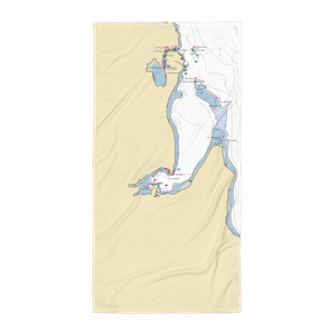 Port Ludlow Yacht Club (Port Ludlow, WA) NOAA Chart Towel