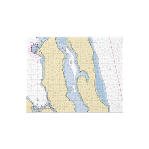 Mystery Bay State Park (Nordland, WA) NOAA Chart Jigsaw Puzzle