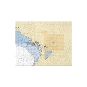 Colony Wharf Boatyard (Bellingham, WA) NOAA Chart Jigsaw Puzzle