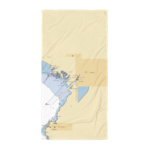 Colony Wharf Boatyard (Bellingham, WA) NOAA Chart Towel