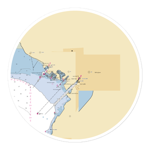 Colony Wharf Boatyard (Bellingham, WA) NOAA Chart Sticker