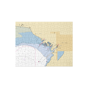 Squalicum Harbor Marina (Bellingham, WA) NOAA Chart Jigsaw Puzzle