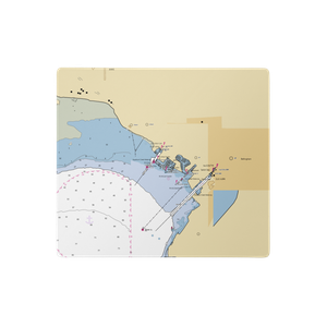 Squalicum Harbor Marina (Bellingham, WA) NOAA Chart  Gaming Mouse Pad