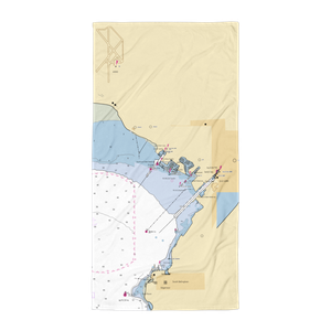 Harbor Marine Fuel (Bellingham, WA) NOAA Chart Towel