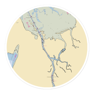 Twin Bridges Marina, L.L.C. (La Conner, WA) NOAA Chart Sticker