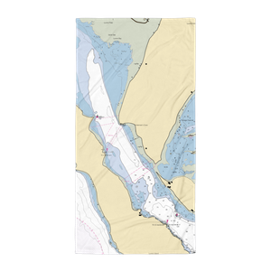 Fisherman's Cove Marina (Lummi Island, WA) NOAA Chart Towel