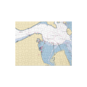 Anacortes Yacht Club (Anacortes, WA) NOAA Chart Jigsaw Puzzle