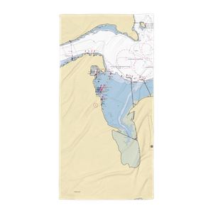 BananaBelt Boats & Yachts (Anacortes, WA) NOAA Chart Towel