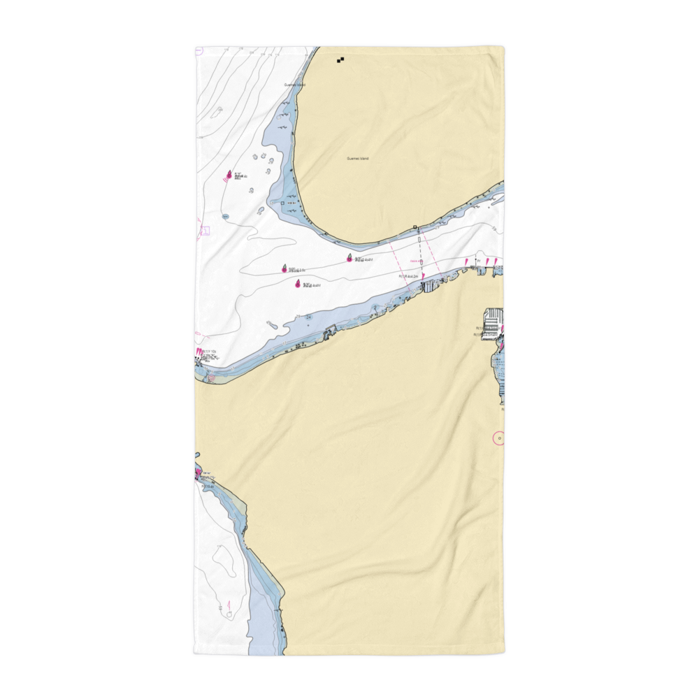 Stabbert Marine & Industrial: Anacortes (Anacortes, WA) NOAA Chart Towel 