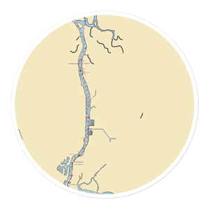 La Conner Landing Marine Services (La Conner, WA) NOAA Chart Sticker