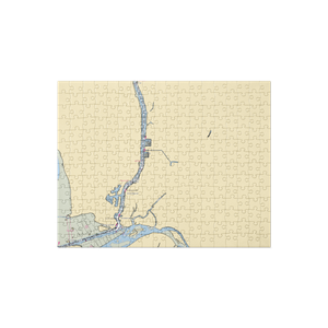 La Conner Marina (La Conner, WA) NOAA Chart Jigsaw Puzzle