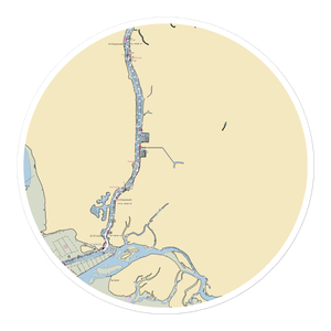 La Conner Marina (La Conner, WA) NOAA Chart Sticker