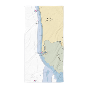 Sandy Point Marina (Lummi Island, WA) NOAA Chart Towel