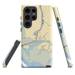 Shelter Bay Yacht Club (La Conner, WA) NOAA Chart Samsung Phone Case