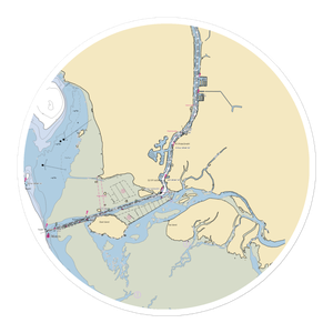 Latitude Marine Services LLC (La Conner, WA) NOAA Chart Sticker