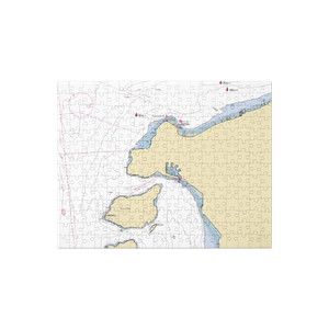 Bayside Marina (Anacortes, WA) NOAA Chart Jigsaw Puzzle