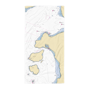 Bayside Marina (Anacortes, WA) NOAA Chart Towel