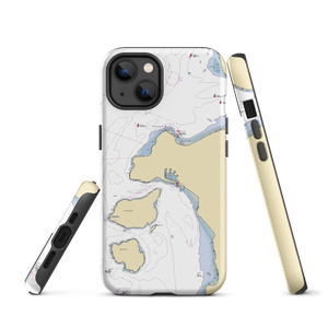 Flounder Bay Yacht Club (Anacortes, WA) NOAA Chart  Tough iPhone Case