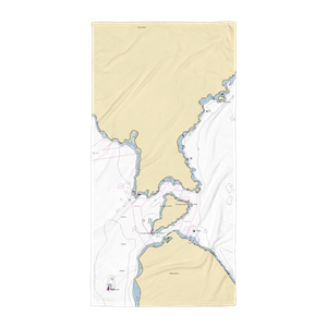 Lieber Haven Resort & Marina (Eastsound, WA) NOAA Chart Towel