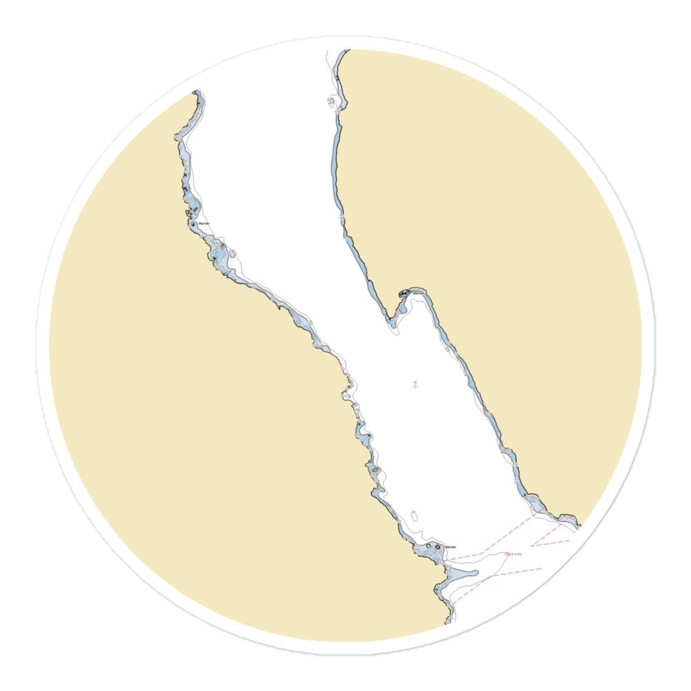 Rosario Resort Marina (Eastsound, WA) NOAA Chart Sticker 
