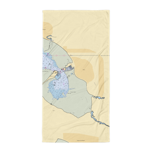 Semiahmoo Yacht Club (Custer, WA) NOAA Chart Towel