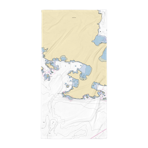 MacKaye Harbor Dock (Lopez Island, WA) NOAA Chart Towel