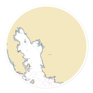 West Sound Marina (Blakely Island, WA) NOAA Chart Sticker