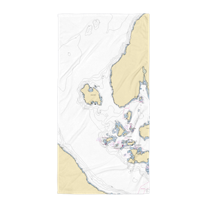 Jones Island Marina (Friday Harbor, WA) NOAA Chart Towel