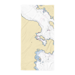 Seattle Yacht Club Friday Harbor Outstation (Deer Harbor, WA) NOAA Chart Towel