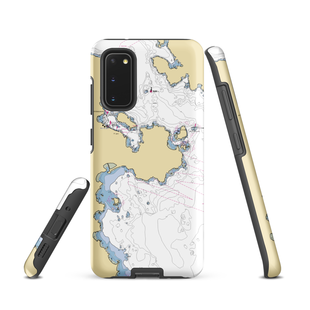 Albert Jensen & Sons Marina (Deer Harbor, WA) NOAA Chart Samsung Phone Case Samsung Galaxy S20 model shown