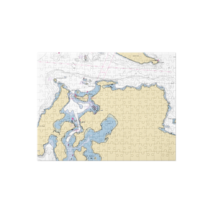 Roche Harbor Resort & Marina (Friday Harbor, WA) NOAA Chart Jigsaw Puzzle