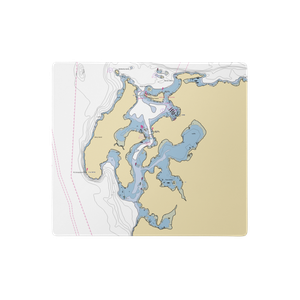 Seattle Yacht Club on Henry Island (Friday Harbor, WA) NOAA Chart  Gaming Mouse Pad