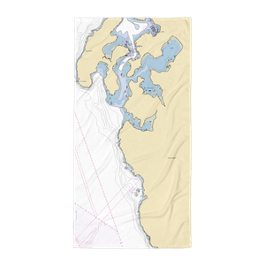 Snug Harbor Marina Resort (Friday Harbor, WA) NOAA Chart Towel