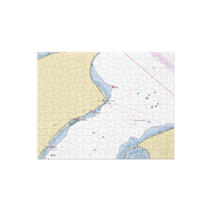 Point Hudson Marina and RV Park (Nordland, WA) NOAA Chart Jigsaw Puzzle