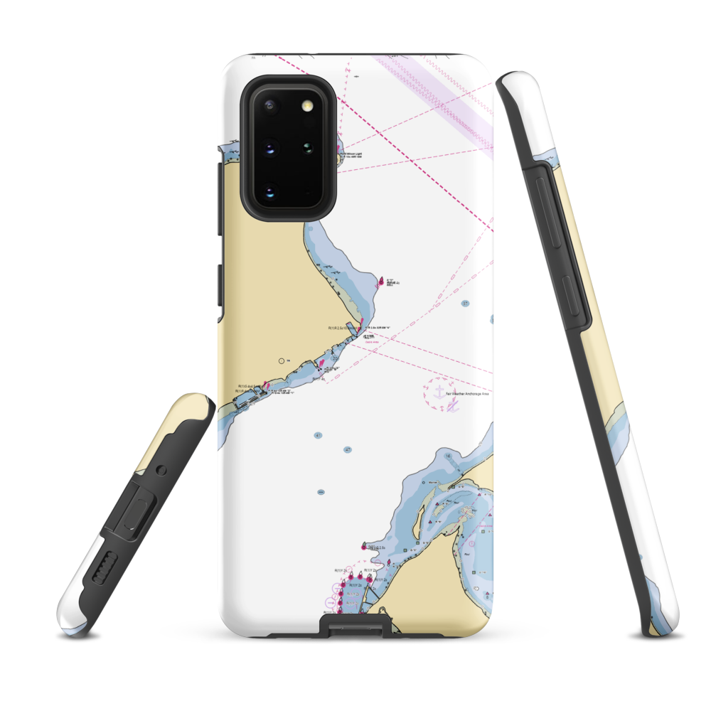 SEA Marine (Nordland, WA) NOAA Chart Samsung Phone Case Samsung Galaxy S20 Plus model shown