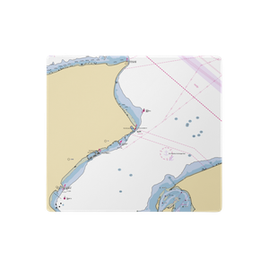 Northwest Maritime Center (Nordland, WA) NOAA Chart  Gaming Mouse Pad