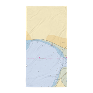 White Rock Pier (Custer, WA) NOAA Chart Towel