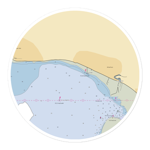 White Rock Pier (Custer, WA) NOAA Chart Sticker