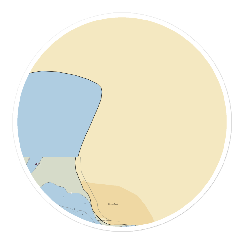Crescent Beach Marina (Point Roberts, WA) NOAA Chart Sticker 