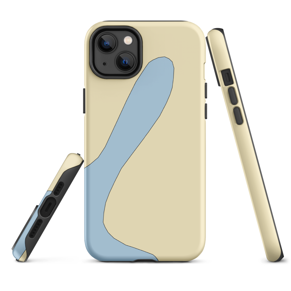 Pitt River Marina (Custer, WA) NOAA Chart  Tough iPhone Case iPhone 14 Plus model shown