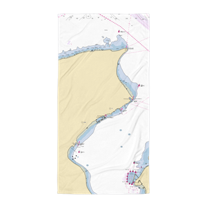 Port Townsend Yacht Club (Nordland, WA) NOAA Chart Towel